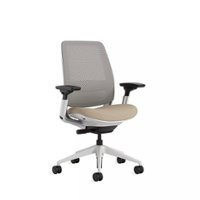 Steelcase - Series 2 3D Airback Chair with Seagull Frame - Oatmeal/Nickel - Angle_Zoom