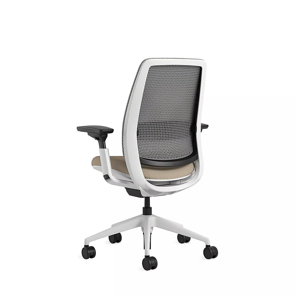 Alt View 11. Steelcase - Series 2 3D Airback Chair with Seagull Frame - Oatmeal/Nickel.