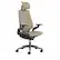 Angle. Steelcase - Gesture Wrapped Back Office/Gaming Chair with Headrest - Oatmeal.