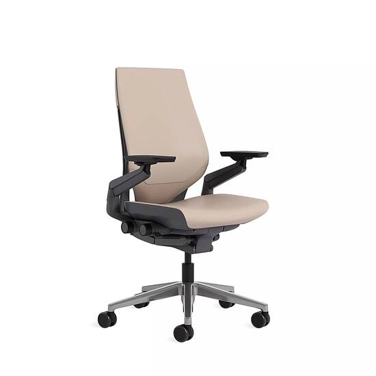 Steelcase Gesture Wrapped Back Office Chair in Leather Mica