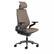 Angle. Steelcase - Gesture Wrapped Back Office/Gaming Chair with Headrest - Truffle.