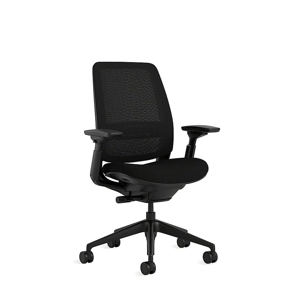 Steelcase Series 2 3D Airback Chair with Black Frame Onyx/Licorice