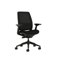 Steelcase - Series 2 3D Airback Chair with Black Frame - Onyx/Licorice - Angle_Zoom
