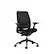 Angle. Steelcase - Series 2 3D Airback Chair with Black Frame - Onyx/Licorice.