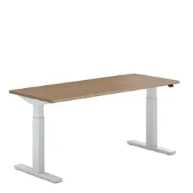 Steelcase - Migration SE Adjustable Height Standing Desk - Virginia Walnut