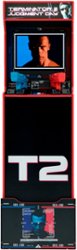 Arcade1UP Terminator 2 Judgment Day with Riser and Lit Marquee Arcade Game Machine - Front_Zoom