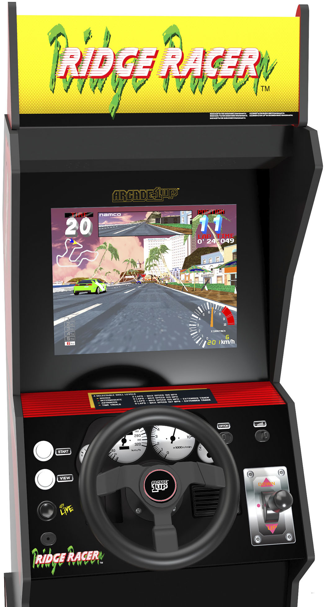 Arcade1Up Ridge Racer(リッジレーサー・レイブレーサー他) - テレビゲーム
