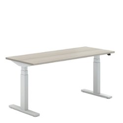 Steelcase - Migration SE Adjustable Height Standing Desk - Clay Noce - Angle_Zoom