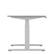 Alt View 12. Steelcase - Migration SE Adjustable Height Standing Desk - Arctic White.