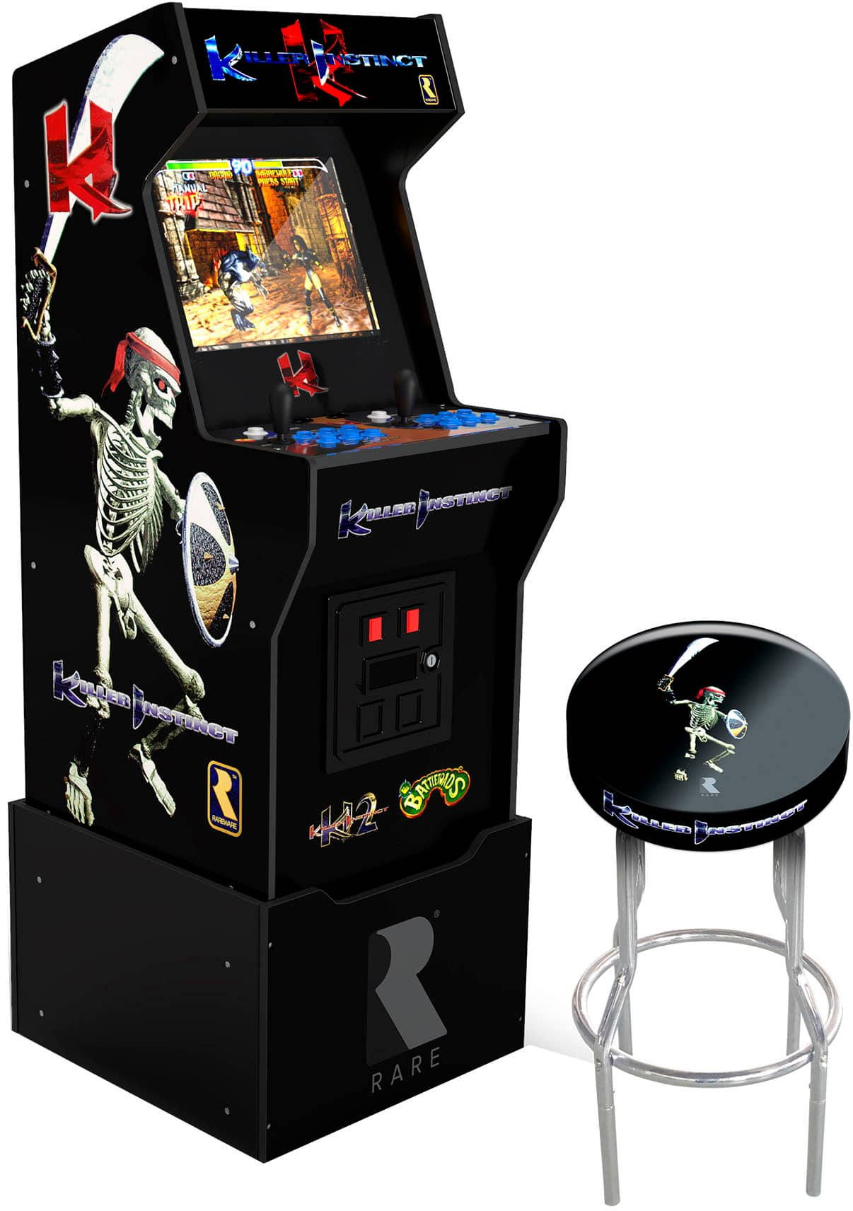 Arcade1Up Mortal Kombat II Deluxe Arcade Game Black MKB-A-303711 - Best Buy