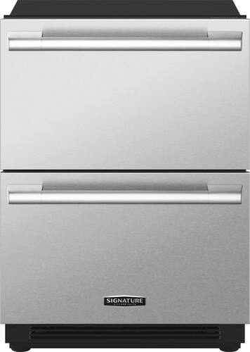 Signature Kitchen Suite - 24-Inch Unvercounter Convertible Refrigerator/Freezer Drawers - Stainless Steel