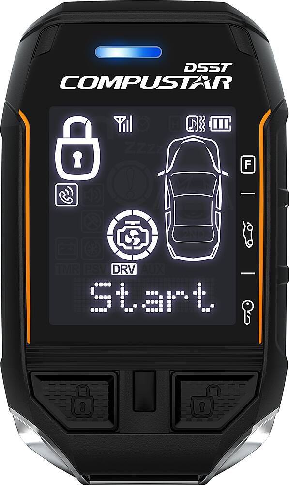 Angle. Compustar - 2-Way LCD Upgrade Kit for Remote Start System with LTE Module.