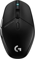 Logitech - G303 Shroud Edition Wireless Optical Gaming Mouse with 25K HERO sensor - Black - Front_Zoom