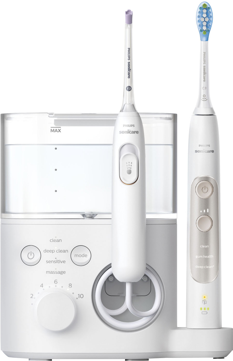 Dynamics Opgive tiger Philips Sonicare Power Flosser & Toothbrush System 7000, HX3921 White  HX3921/40 - Best Buy