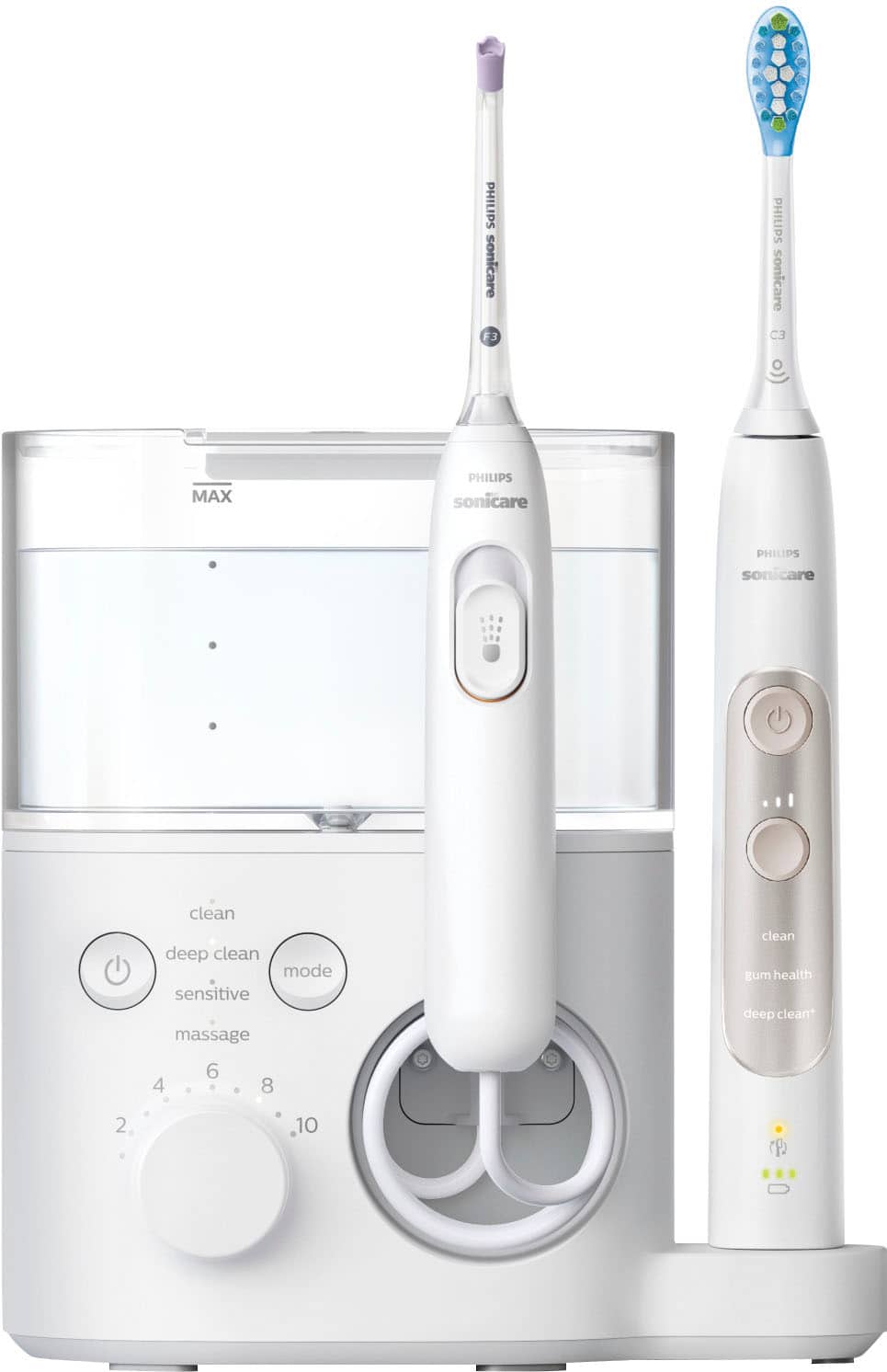 Angle. Philips Sonicare - Power Flosser & Toothbrush System 7000, HX3921 - White.