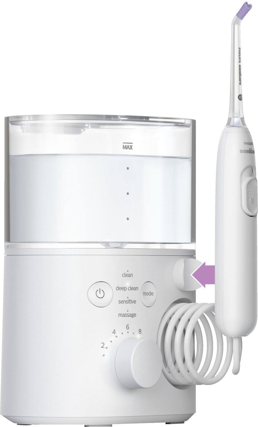 Alt View 17. Philips Sonicare - Power Flosser & Toothbrush System 7000, HX3921 - White.