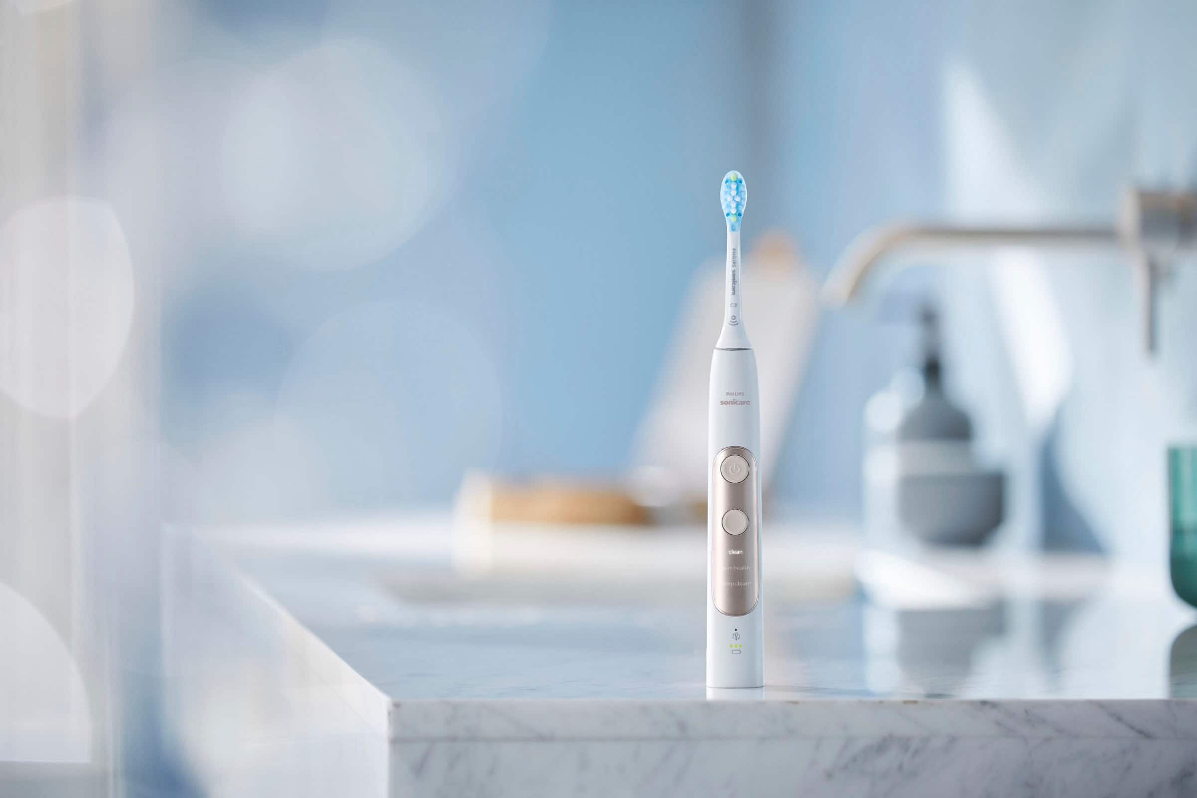Alt View 30. Philips Sonicare - Power Flosser & Toothbrush System 7000, HX3921 - White.