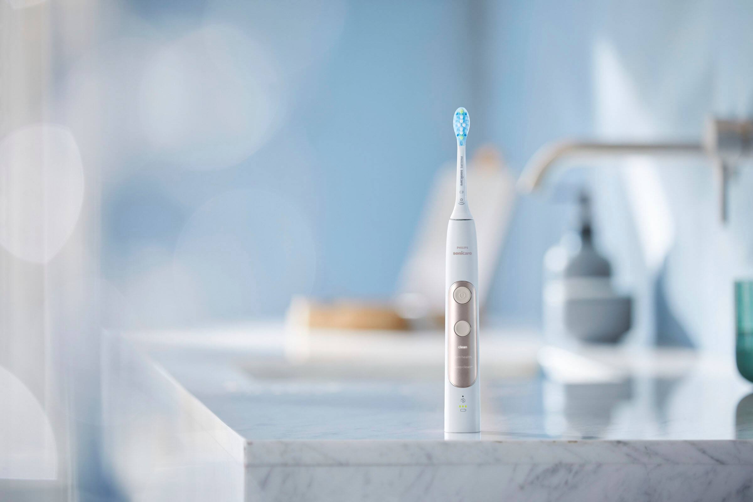 Alt View 30. Philips Sonicare - Power Flosser & Toothbrush System 7000, HX3921 - White.