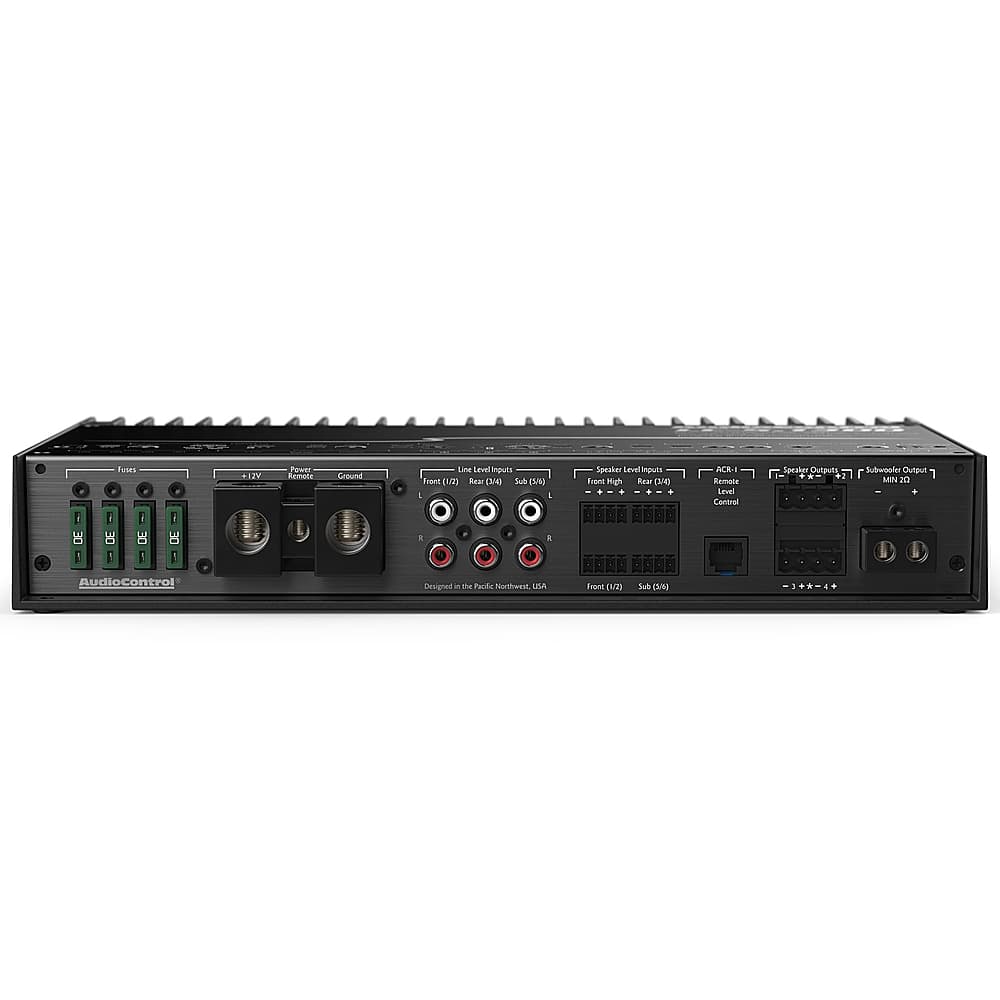 Alt View 13. AudioControl - 1300W 5-Channel Class D Amplifier with AccuBASS - Black.