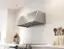 Angle. Zephyr - Accent Rail in Satin Gold for DME Range Hood - Stainless Steel.