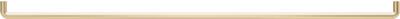 Front. Zephyr - Accent Rail for DME Range Hood - Satin Gold.