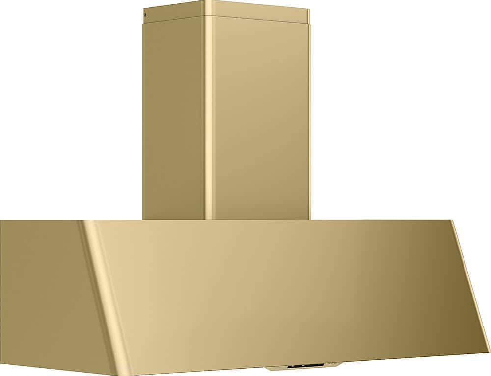 Angle. Zephyr - Duct Cover - Satin Gold.