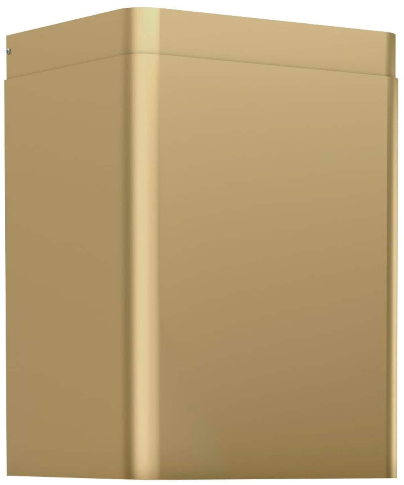 Front. Zephyr - Duct Cover - Satin Gold.