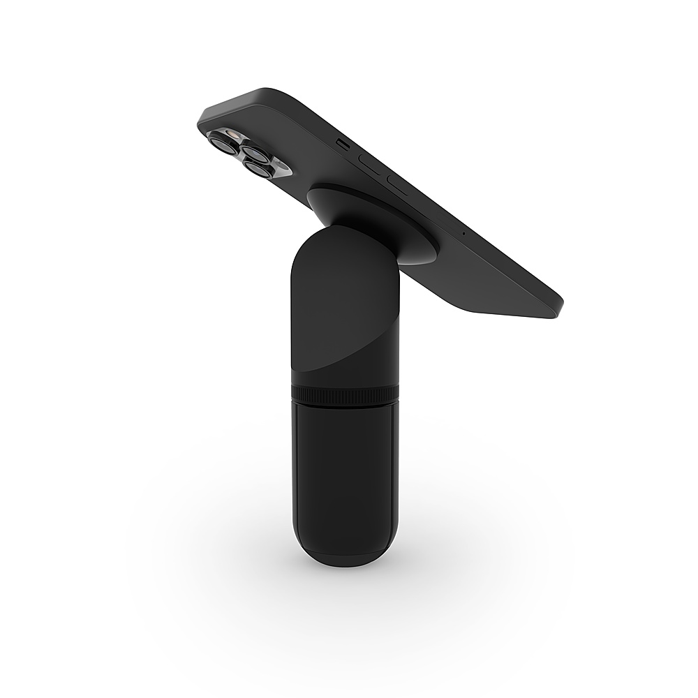 Angle View: STM - MagPod Tripod for iPhone with MagSafe Compatibility - Black
