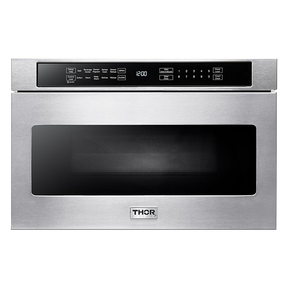 Alt View 11. Thor Kitchen - 1.2 cu.ft. Built-in Microwave Drawer - Stainless Steel.