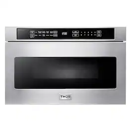 Thor Kitchen - 1.2 cu.ft. Built-in Microwave Drawer - Stainless Steel