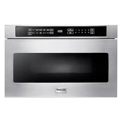 Alt View 11. Thor Kitchen - 1.2 cu.ft. Built-in Microwave Drawer - Stainless Steel.