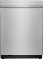 JennAir - 24-in Top-Control Built-In Stainless Steel Tub Dishwasher with 39 dBA - Stainless Steel - Front_Zoom