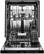 Alt View 12. JennAir - 24-in Top-Control Built-In Stainless Steel Tub Dishwasher with 39 dBA - Stainless Steel.