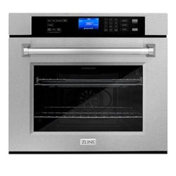 ZLINE - 30" Professional Single Wall Oven with Self Clean and True Convection in Fingerprint Resistant Stainless Steel - Stainless Steel Look - Front_Zoom