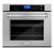 Front Zoom. ZLINE - 30" Single Wall Oven with Self Clean - Stainless steel look.