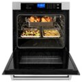 Angle Zoom. ZLINE - 30" Professional Single Wall Oven with Self Clean and True Convection in Fingerprint Resistant Stainless Steel - Stainless Steel Look.