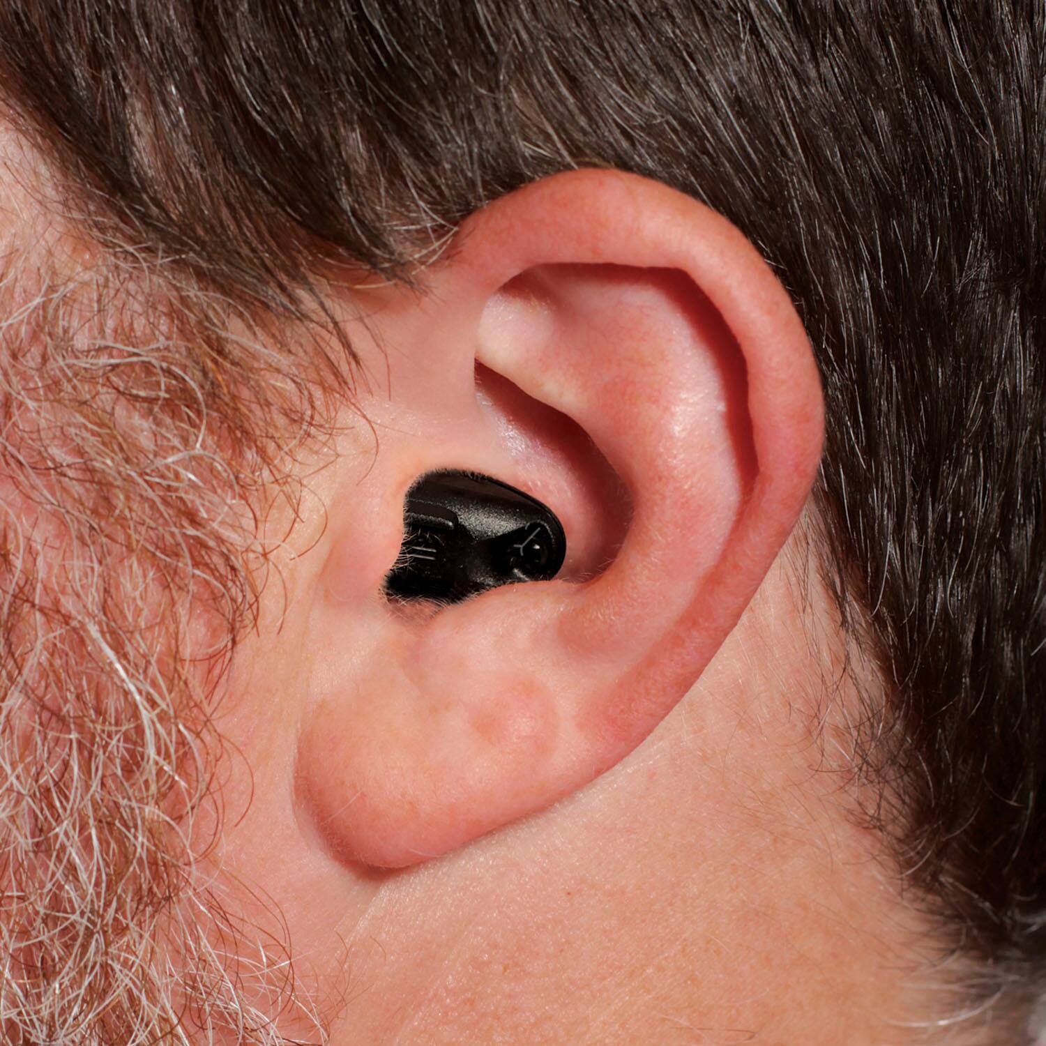 Alt View 13. Lucid Hearing - Enlite OTC Hearing Aids - Black.