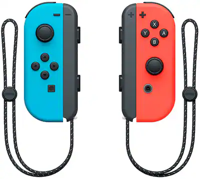 Neon Blue Nintendo Switch V2 Refurbished Geek Squad Certified