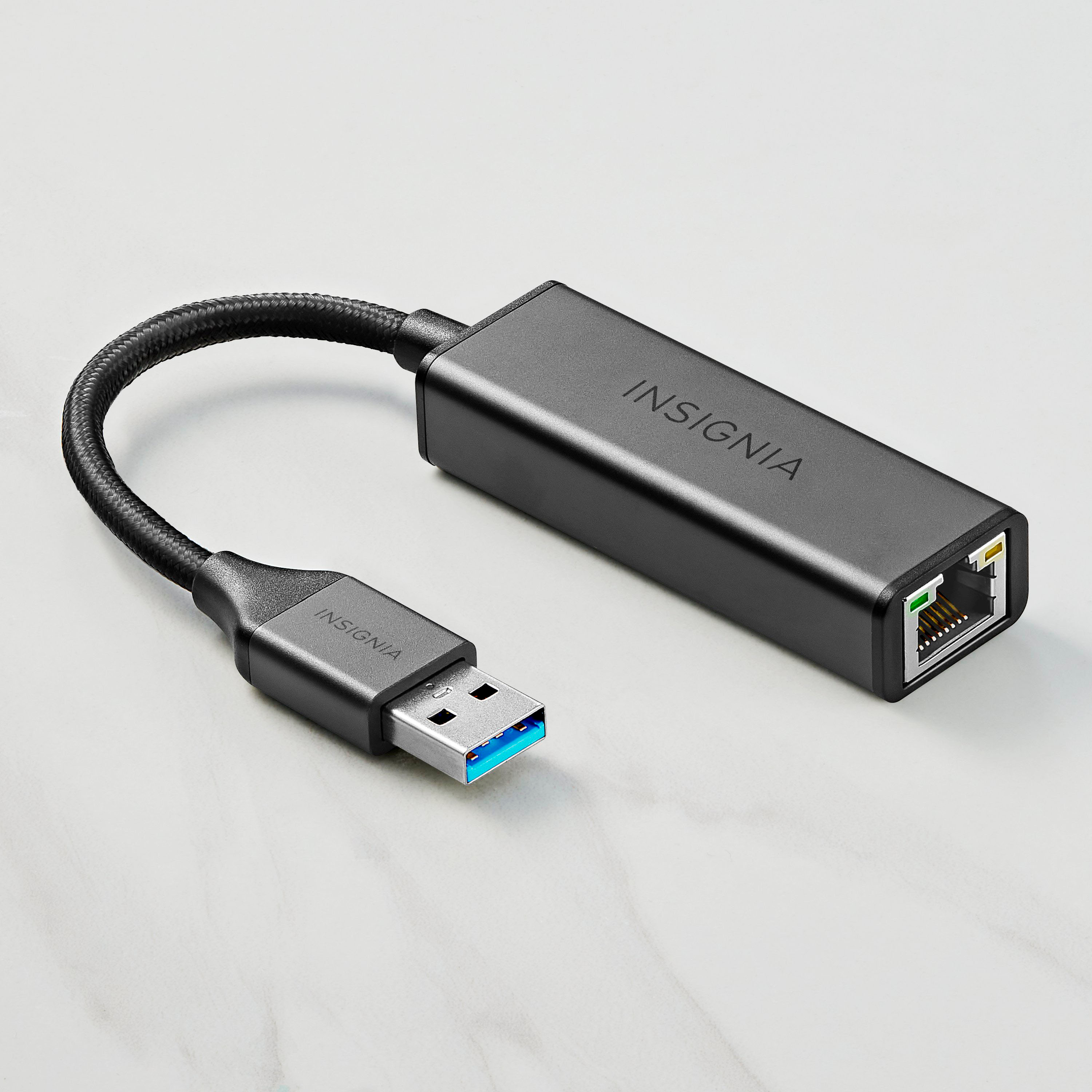 Insignia™ USB-C to Ethernet Adapter Black NS-PA3CELB23 - Best Buy