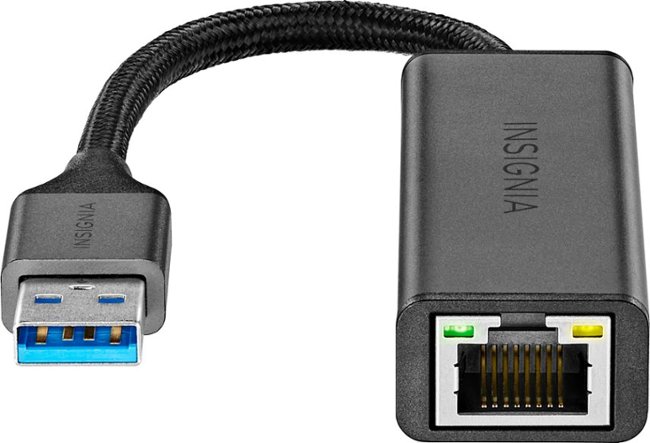 Insignia™ - USB to Ethernet Adapter - Black_3