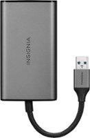Insignia™ - USB to VGA Adapter - Black - Front_Zoom
