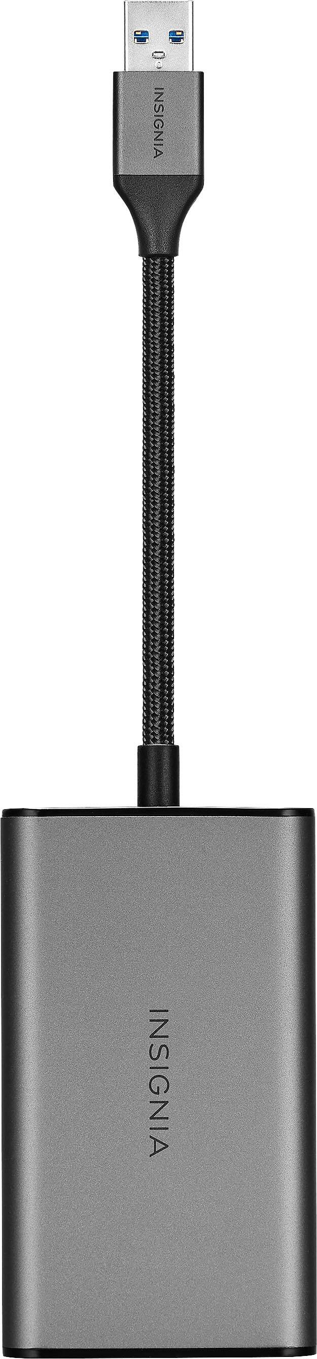 Alt View 12. Insignia™ - USB to VGA Adapter - Black.