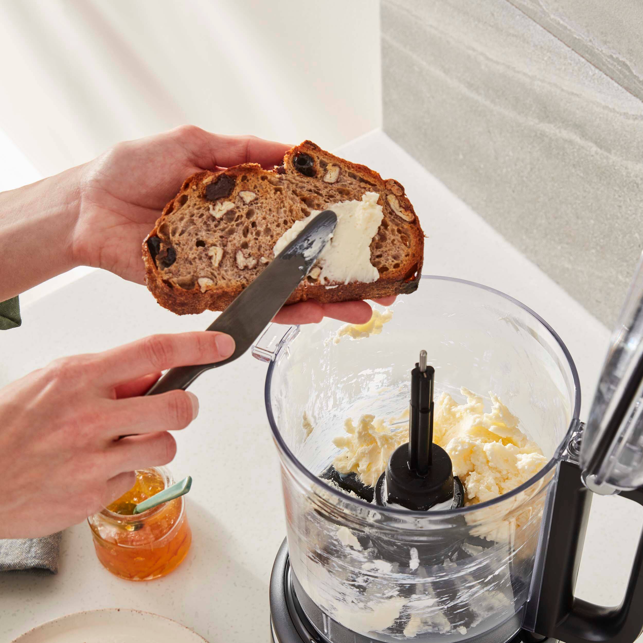 Alt View 1. KitchenAid - 9-Cup Food Processor in Contour Silver - Contour Silver.