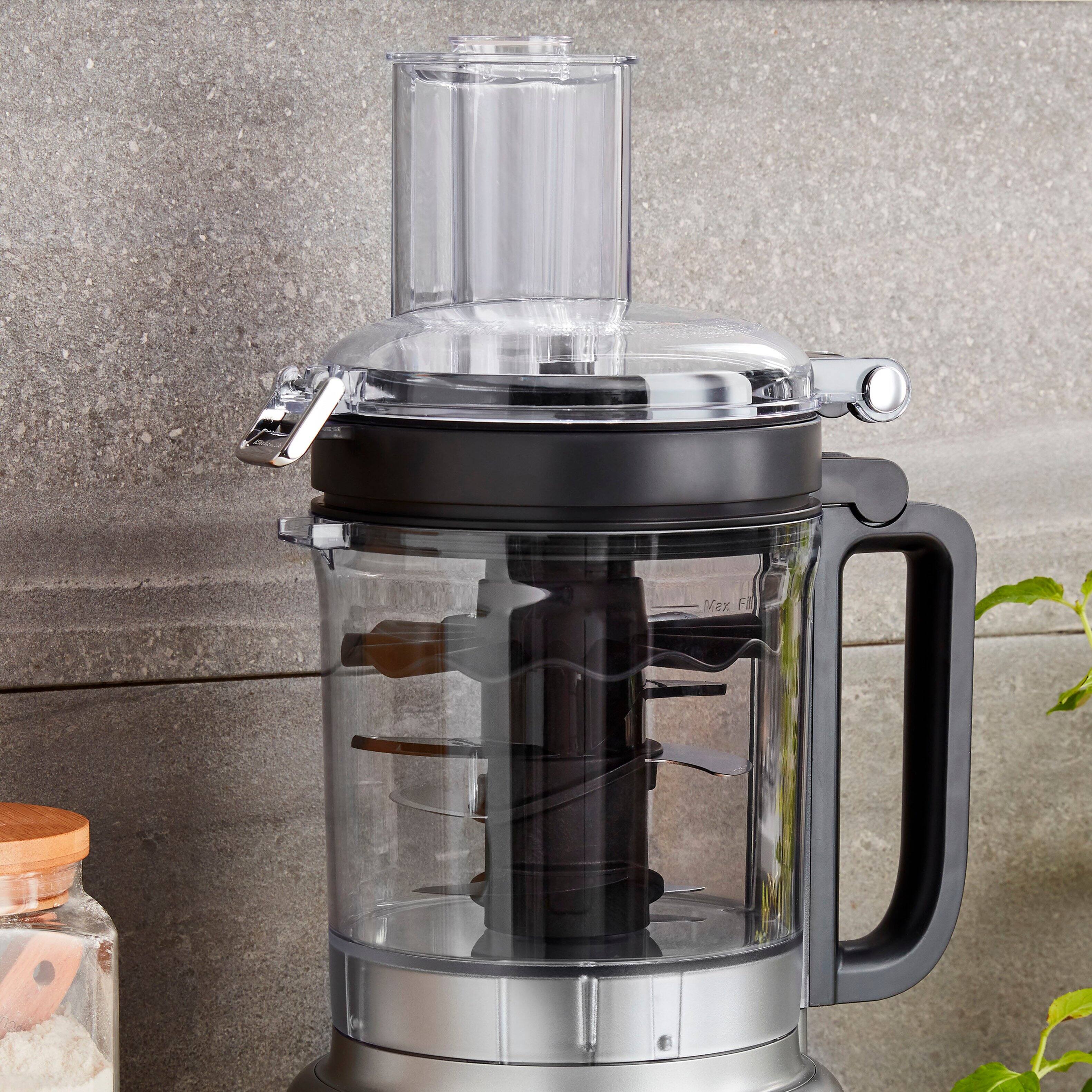 Alt View 2. KitchenAid - 9-Cup Food Processor in Contour Silver - Contour Silver.