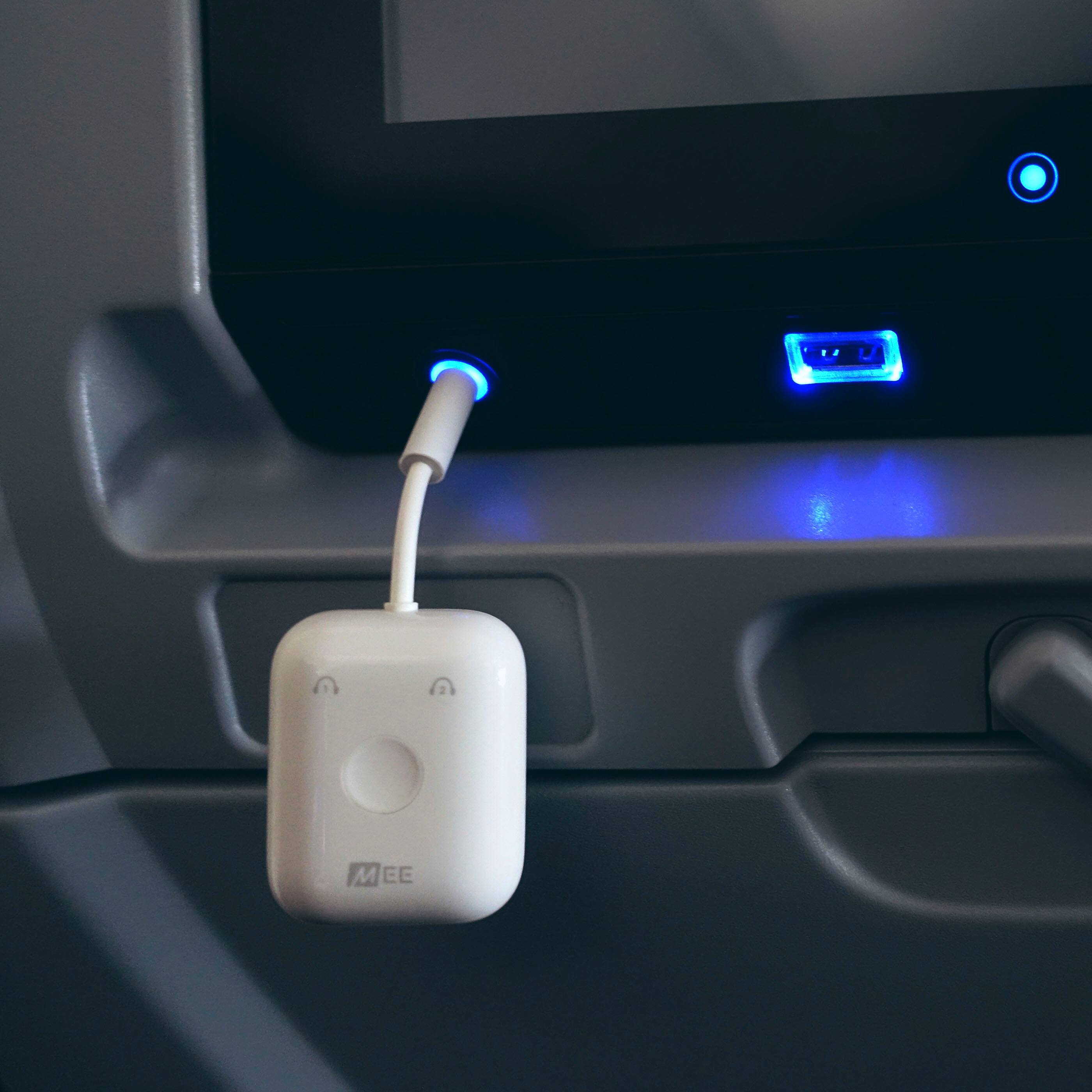 Alt View 14. MEE audio - Connect Air Bluetooth Audio Transmitter - White.