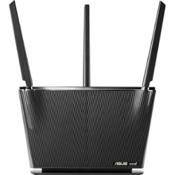ASUS - AX2700 WiFi 6  Wireless Router - Black - Front_Zoom