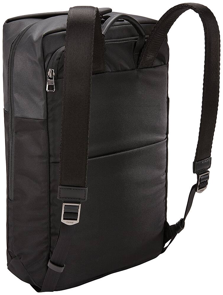 Left View: Thule - Compact Spira Backpack, fits up to 13" laptop - Black