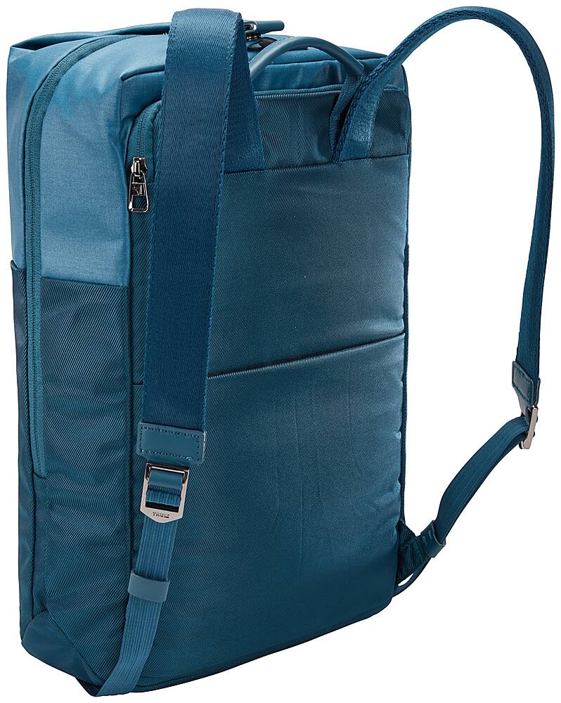 Left View: Thule - Compact Spira Backpack, fits up to 13" laptop - Legion Blue