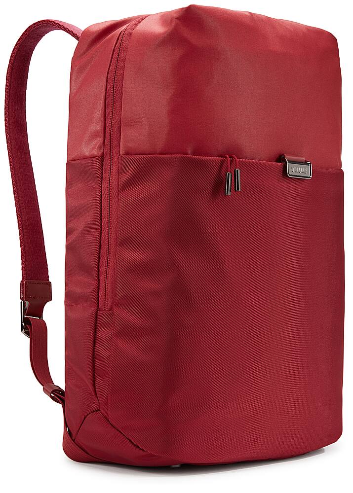 Angle View: Thule - Compact Spira Backpack, holds up to a 13" laptop - Rio Red