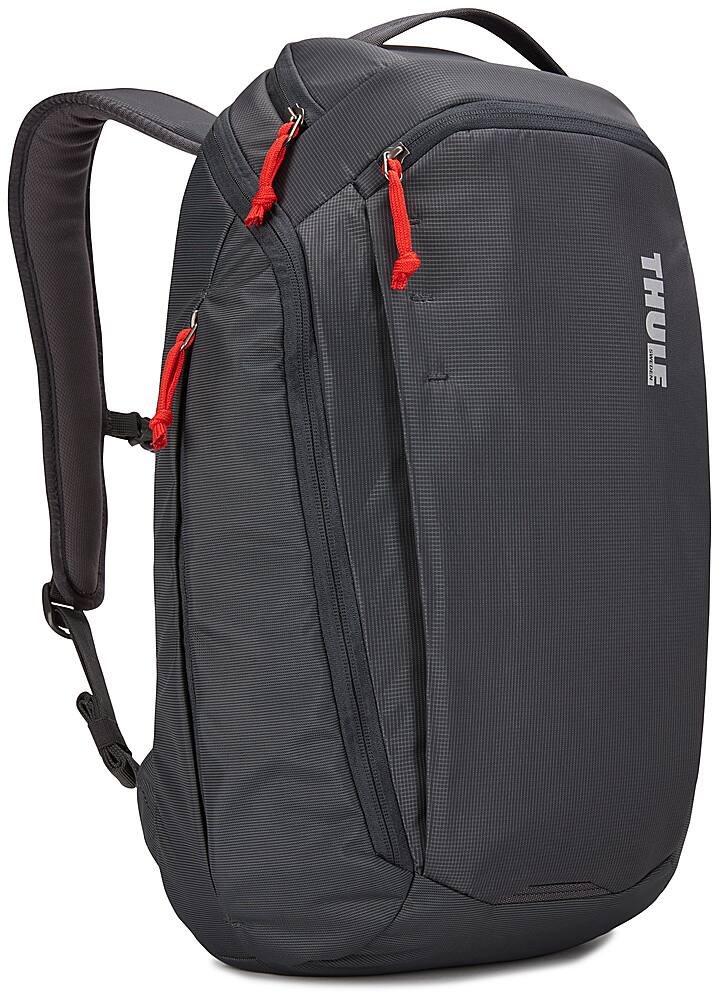 Angle View: Thule - EnRoute Backpack 23L, holds up to a 15.6" laptop - Asphalt